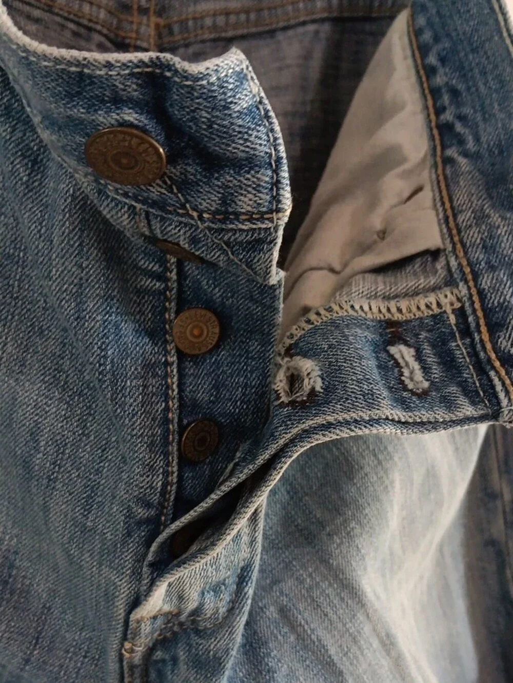 Levi's Light Blue Denim Jean Shorts